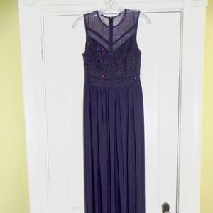 Nightway Formal Plum Gown